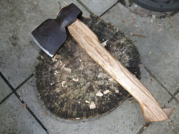 Hand Carved Axe Helve Bushcraft USA Forums